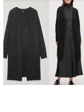 COS LONG OPEN CARDIGAN!